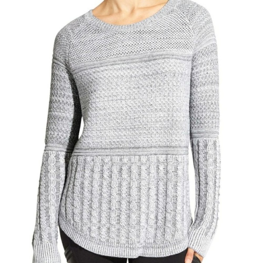 Athleta Borealis Cable Knit Sweater XXS